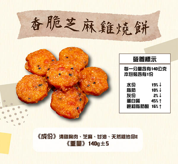 香脆芝麻雞燒餅